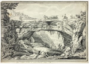 Ponte naturale di Veia nelle Colline Veronesi, vicino a Lugo