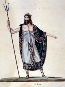 Nettuno - acquerello da Unknown artist