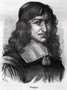 Nicolas Fouquet (1615 - 1680), statista francese. Incisione da “L