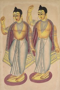 Nitai e Gaur da Unknown artist