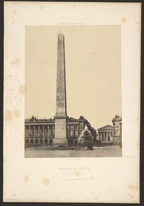 Obelisco di Louqsor, in Place de la Concorde da Unknown artist