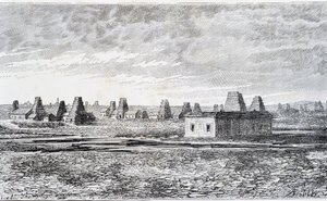 Pozzi petroliferi, Baku, Caucaso (Nobel) da Unknown artist