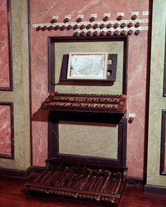 Organo della chiesa di Marienkirche, Bonn, Germania, suonato da Ludwig van Beethoven da bambino da Unknown artist