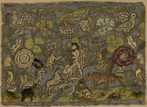 Orfeo che incanta gli animali da Unknown artist