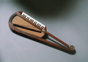 Orphica, piccolo strumento musicale (pianoforte portatile, inventato da Carl Leopold Rollig alla fine del XVIII sec, Vienna)
