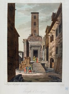Impero Ottomano: Il Tempio di Esculapio - in "Il costume antico e moderno" di Jules Ferrario, ed. Milano da Unknown artist