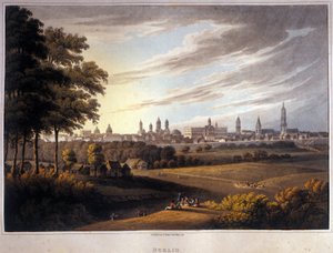 Veduta della città di Berlino in Germania. 1814 da Unknown artist