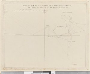 Pagina 38b Il percorso della nave di Sua Maestà Perseverance tra Rutland e le Cinque Isole da Unknown artist