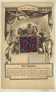 Pagina dal Repository di Ackermann da Unknown artist