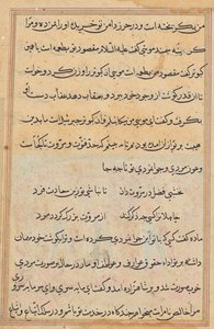 Pagina da Tales of a Parrot (Tuti-nama): pagina di testo da Unknown artist