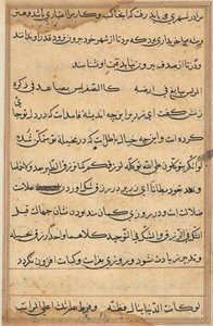 Pagina da Tales of a Parrot (Tuti-nama): pagina di testo da Unknown artist