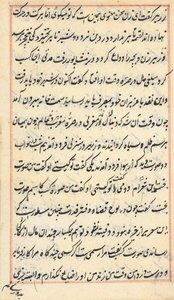 Pagina da Tales of a Parrot (Tuti-nama): pagina di testo da Unknown artist