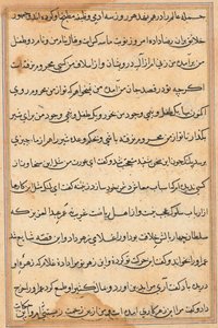 Pagina da Tales of a Parrot (Tuti-nama): pagina di testo da Unknown artist