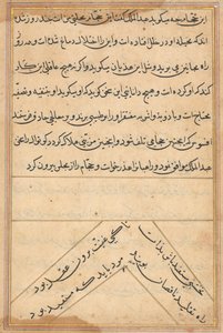 Pagina da Racconti di un pappagallo (Tuti-nama): pagina di testo da Unknown artist