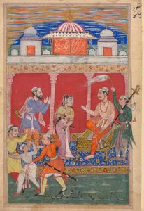 Pagina da Racconti di un pappagallo (Tuti-nama): pagina di testo da Unknown artist
