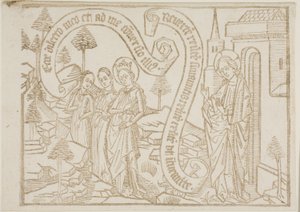 Pagina del Canticum Canticorum (Il Cantico di Salomone) da Unknown artist
