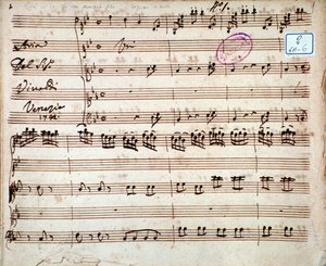 Pagina di spartito musicale di Gia si sa ch