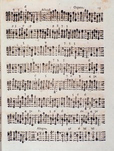 Pagina di spartito musicale di 