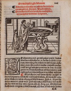Pagina del libro liturgico Liber Sacerdotalis di Castellini da Unknown artist