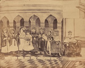 [Dipinto raffigurante i Nawab di Awadh, India]. da Unknown artist