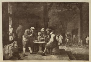 [Quadro di uomini riuniti a tavola] da Unknown artist