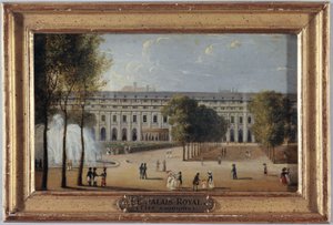 Giardini del Palais-Royal, circa 1820, attuale 1° arrondissement, tra il 1815 e il 1825 da Unknown artist