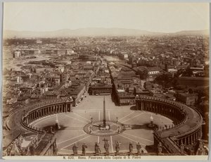 Panorama dalla Cupola di S. Pietro, Roma
