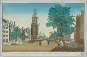 Teatrino, Le Cingle, la Torre di Jan-Rooden-Poort, e la Nuova Chiesa Luterana, ad Amsterdam, No. 15