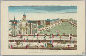 Teatrino, Veue et Perspective de la Samaritaine de Paris, No. 62 da Unknown artist