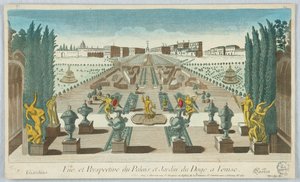 Spettacolo di Prospettiva del Palazzo e Giardino del Doge a Venezia da Unknown artist