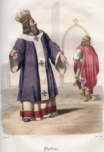 Fotio I (Fozio) (810-893), Patriarca di Costantinopoli, espelle l