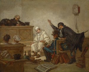 Pierrot in Tribunale Penale da Unknown artist