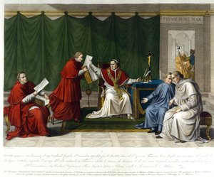 Pio VII (1742 - 1823) scrisse al cardinale Consalvi il Concordato tra la Santa Sede e la Francia il 15 luglio da Unknown artist