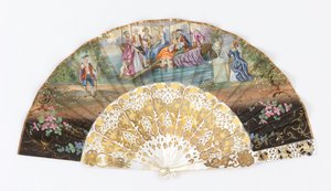 Ventaglio pieghettato da Unknown artist