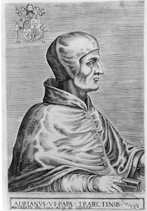 Papa Adriano VI (1459 - 1523) da Unknown artist