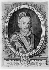Papa Alessandro VIII (1610 - 1691). da Unknown artist