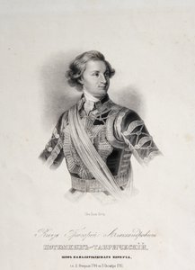 Ritratto di Grigori Aleksandrovitch Potemkine da Unknown artist