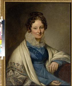 Ritratto di Sophia Ivanovna Boratynskaia (nata Baryshnikova) da Unknown artist