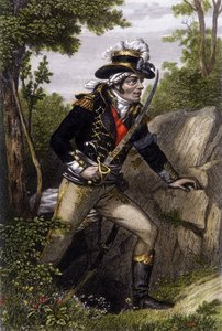 Ritratto intero del capo chouan Francois Athanase de Charette de la Contrie (1763-1796) da Unknown artist
