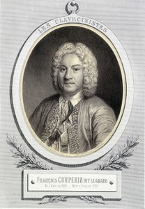 Ritratto in medaglione di François Couperin detto Le Grand, n.d. XIX secolo da Unknown artist