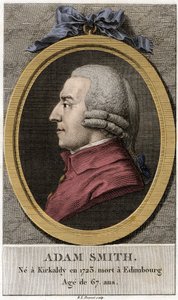 Ritratto di Adam Smith (1723-1790), filosofo ed economista scozzese da Unknown artist