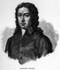Ritratto di Alessandro Scarlatti (1660 - 1725), compositore italiano.