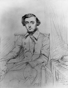 Ritratto di Alexis de Tocqueville (1805-1859) da Unknown artist
