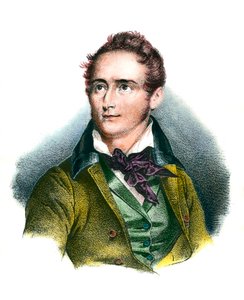 Ritratto di Alphonse de Lamartine (1790-1869) poeta francese da Unknown artist