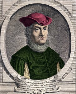 Ritratto di Baruch Spinoza (1632-1677), filosofo olandese. Conosciuto anche come Bento de Espinosa o Benedictus de Spinoza o Benoit de Spinoza. Incisione del XVIII secolo
