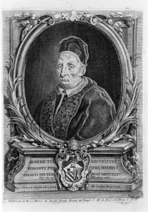 Ritratto di Benedetto XIII (1649 - 1730).