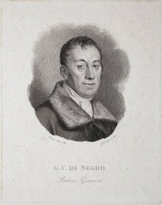Ritratto di Carlo Di Negro (incisione) da Unknown artist