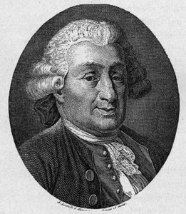 Ritratto di Carlo Goldoni (1707-1793) autore comico italiano. Incisione del XIX secolo di A. Locatelli da Unknown artist