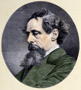 Ritratto di Charles Dickens (1812-1870), scrittore inglese