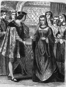 Ritratto di Carlo VIII (1470-1498) e Anna di Bretagna (1477-1514) da Unknown artist